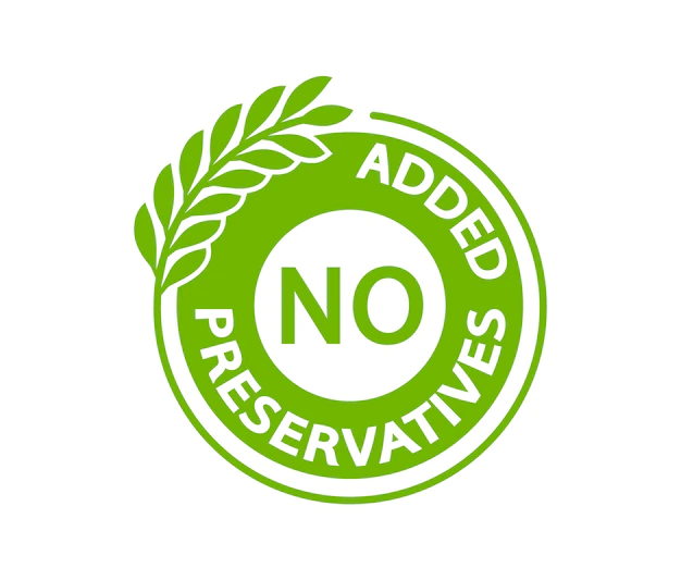 No added preservatives