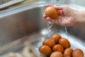 do not wash eggs 