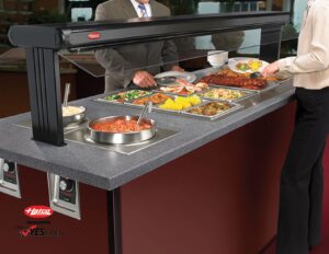 sneeze guards at the buffet