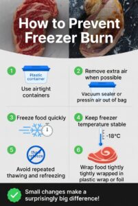 how to prevent freezer burn