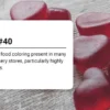 Red Alert: The Hidden Dangers of Red Dye No. 40