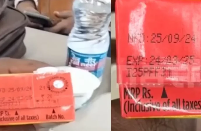 Vande Bharat Serves Expired Juice, Triggers Food Safety Outrage