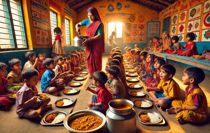 30 Kids Sick in Bihar After Lizard Found in Mid-Day Meal