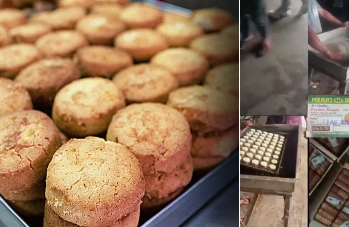 Illegal Osmania Biscuit Unit Busted in Hyderabad’s Amberpet