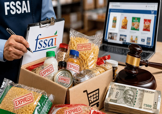 FSSAI Cracks Down on E-Commerce Giant Over Expired Food Deliveries