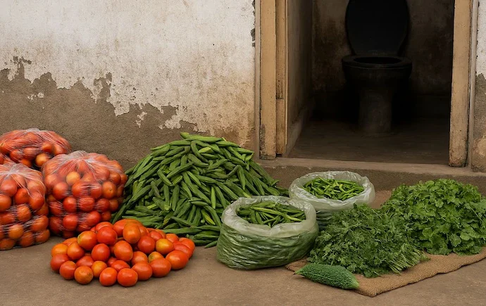 Meerut Market Suspends Trader for Storing Vegetables Inside Toilet