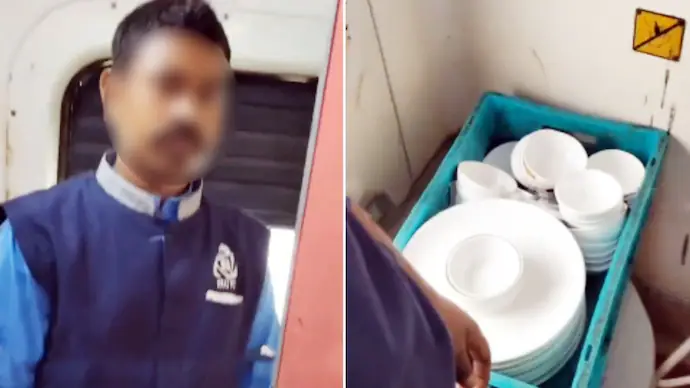 FSSAI Notices IRCTC Over Train Toilet Utensil Video