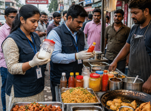 Mangaluru Street Food Crackdown: MSG Seized, Banned Colours Flagged