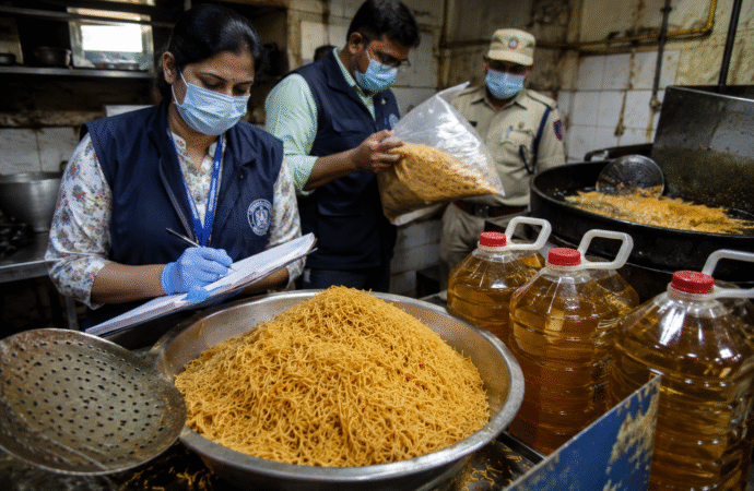 Hyderabad Food Unit Raided; 110 kg of Sev, 40 Litres of Cooking Oil Seized