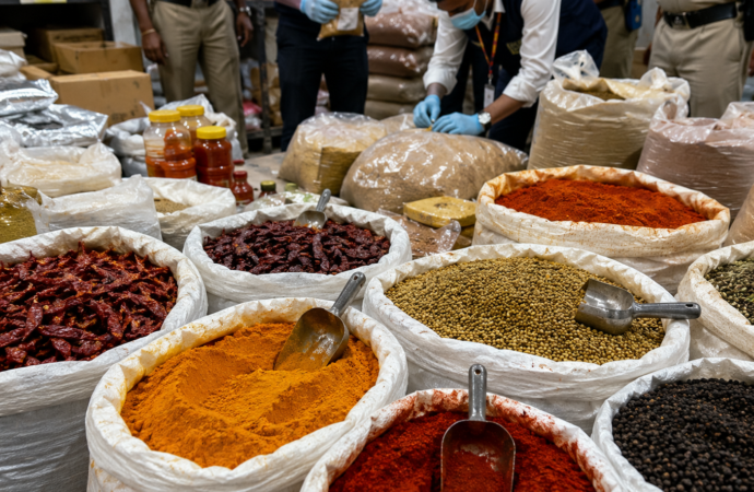 Industrial Dyes in Spices? Hyderabad Raids Seize 25,000 Kg