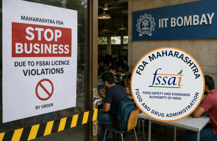 Maharashtra FDA Shuts 2 IIT Bombay Canteens Over FSSAI Licence Violations
