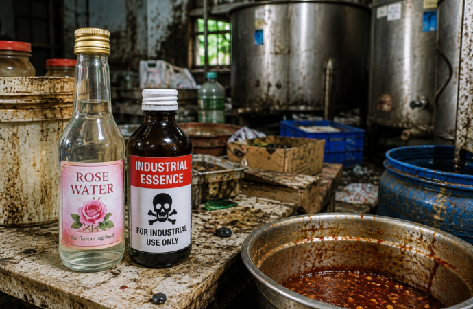 Industrial-Grade Essence Found in Rose Water, Kozhikode Food Unit Shut Down