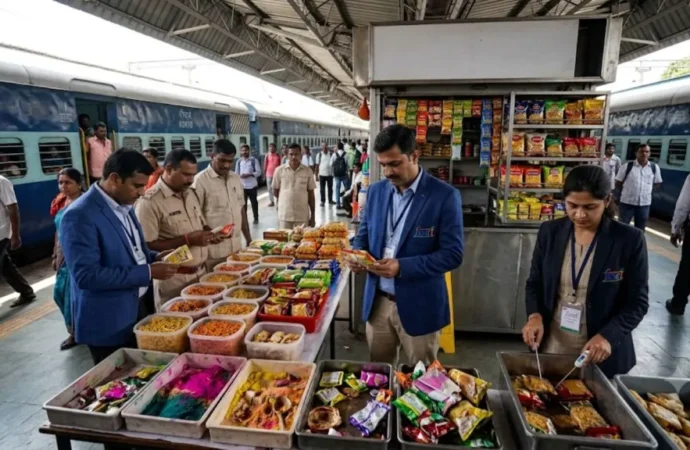 Expired Dairy, Coloured Sweets: What Rail Food Checks Found in Karnataka