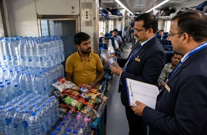8,000+ Bottles Seized as Railways Crack Down on Unauthorised Sales