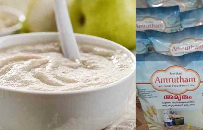 Kerala Flags Sugar in Amrutham Nutri-Mix for Young Children